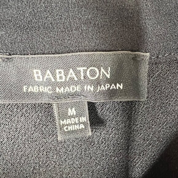 Aritzia Babaton Donnie Jumpsuit Size Medium Black Drawstring Pockets Sleeveless - Picture 6 of 12